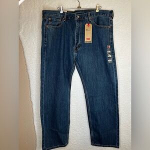 Levi's Men's 505 Regular Fit Denim Jeans‎ Straight Leg 42x30 (actual 41x29.5)